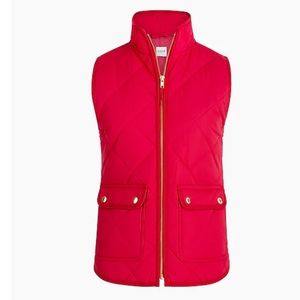 NWT J Crew Pink Puffy Vest